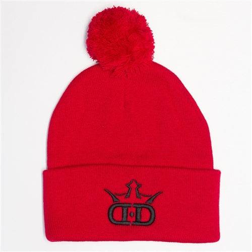 Dynamic Discs DD Logo Knit Pom Beanie Winter Disc Golf Hat - Gotta Go Gotta Throw