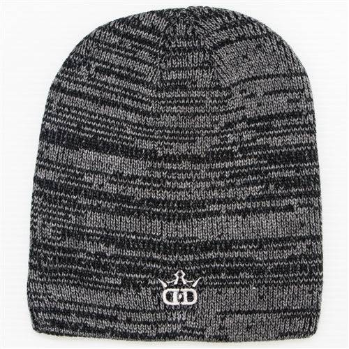 Dynamic Discs DD Logo Marled Knit Beanie Winter Disc Golf Hat - Gotta Go Gotta Throw
