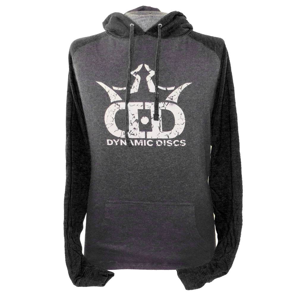Dynamic Discs Distressed Logo Pullover Hoodie Disc Golf Sweatshirt - Gotta Go Gotta Throw