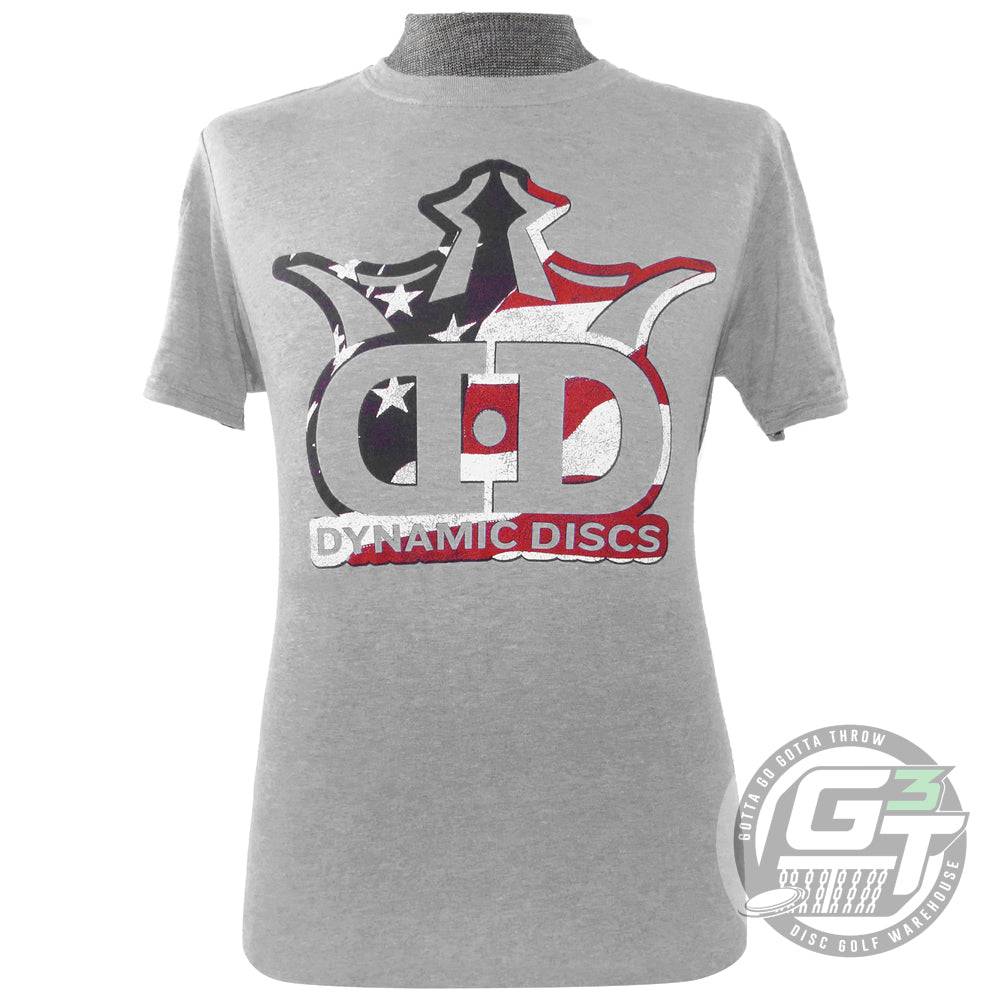 Dynamic Discs Apparel M / Gray Dynamic Discs Flag Short Sleeve Disc Golf T-Shirt