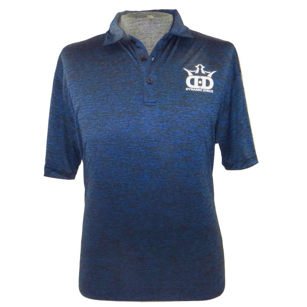 Dynamic Discs Heather Short Sleeve Performance Disc Golf Polo Shirt - Gotta Go Gotta Throw