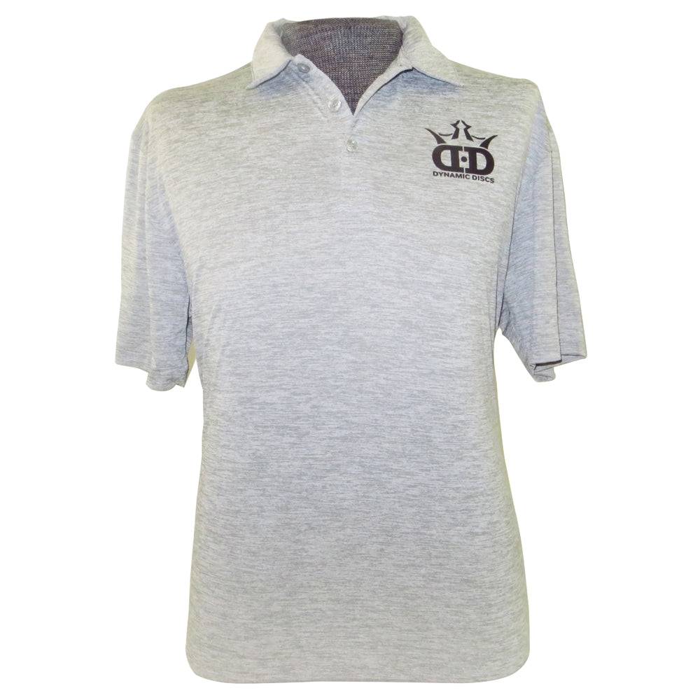 Dynamic Discs Heather Short Sleeve Performance Disc Golf Polo Shirt - Gotta Go Gotta Throw