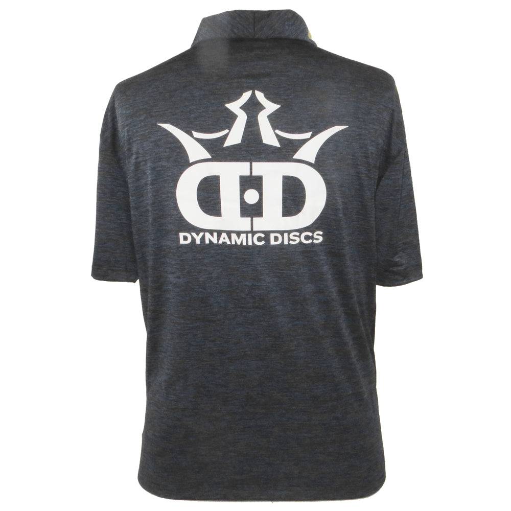 Dynamic Discs Heather Short Sleeve Performance Disc Golf Polo Shirt - Gotta Go Gotta Throw