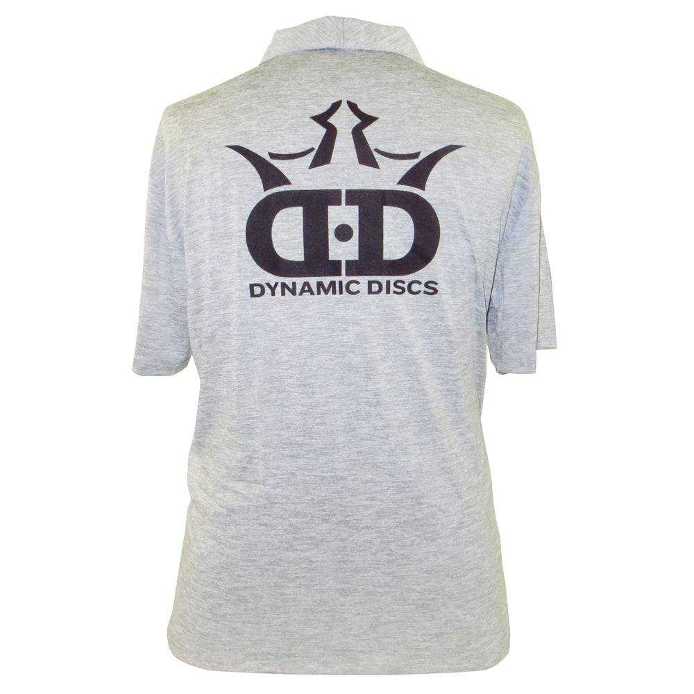 Dynamic Discs Heather Short Sleeve Performance Disc Golf Polo Shirt - Gotta Go Gotta Throw