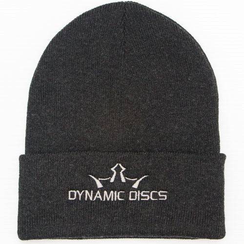 Dynamic Discs King D's Logo Knit Beanie Winter Disc Golf Hat - Gotta Go Gotta Throw