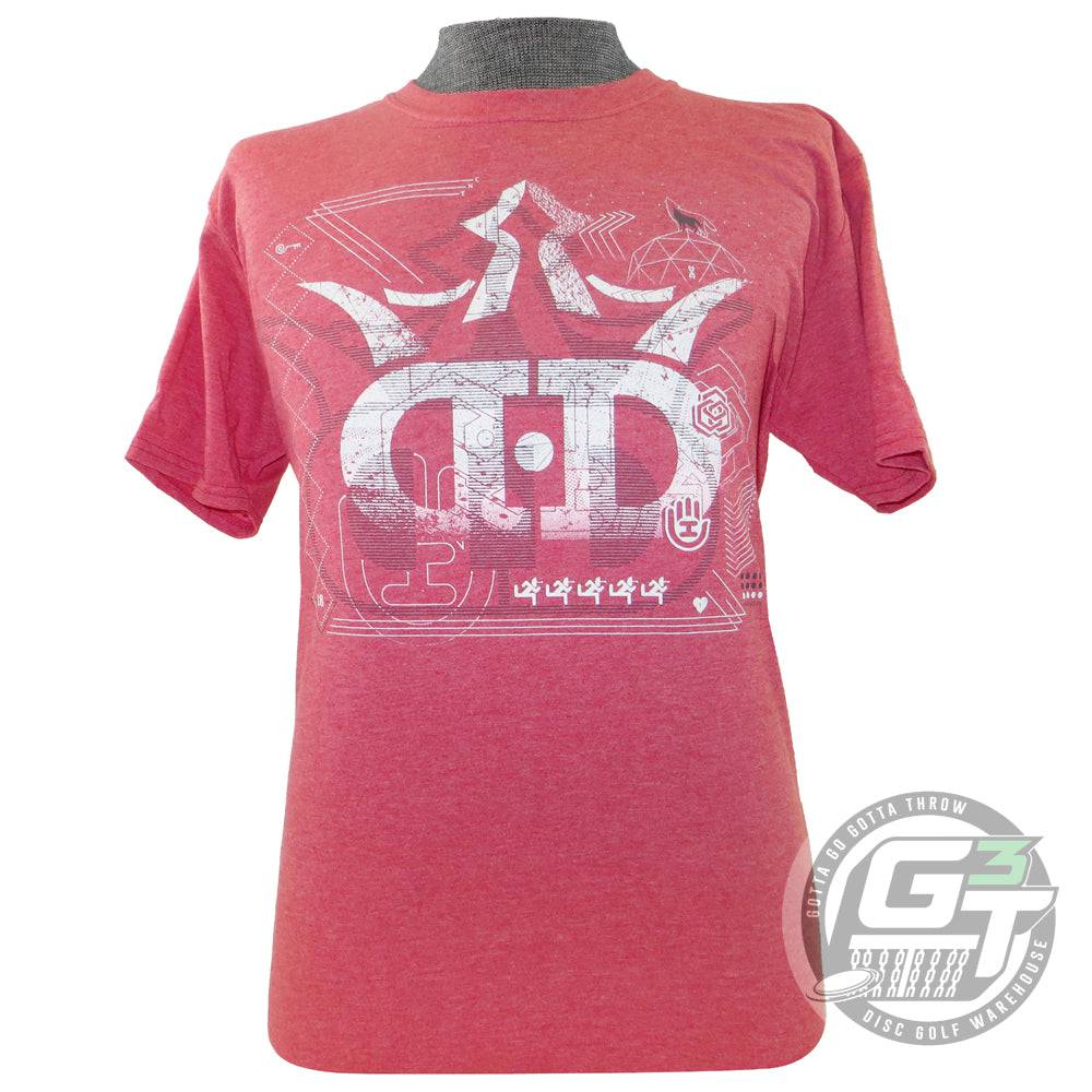 Dynamic Discs Apparel M / Red Dynamic Discs Lone Wolf Short Sleeve Disc Golf T-Shirt