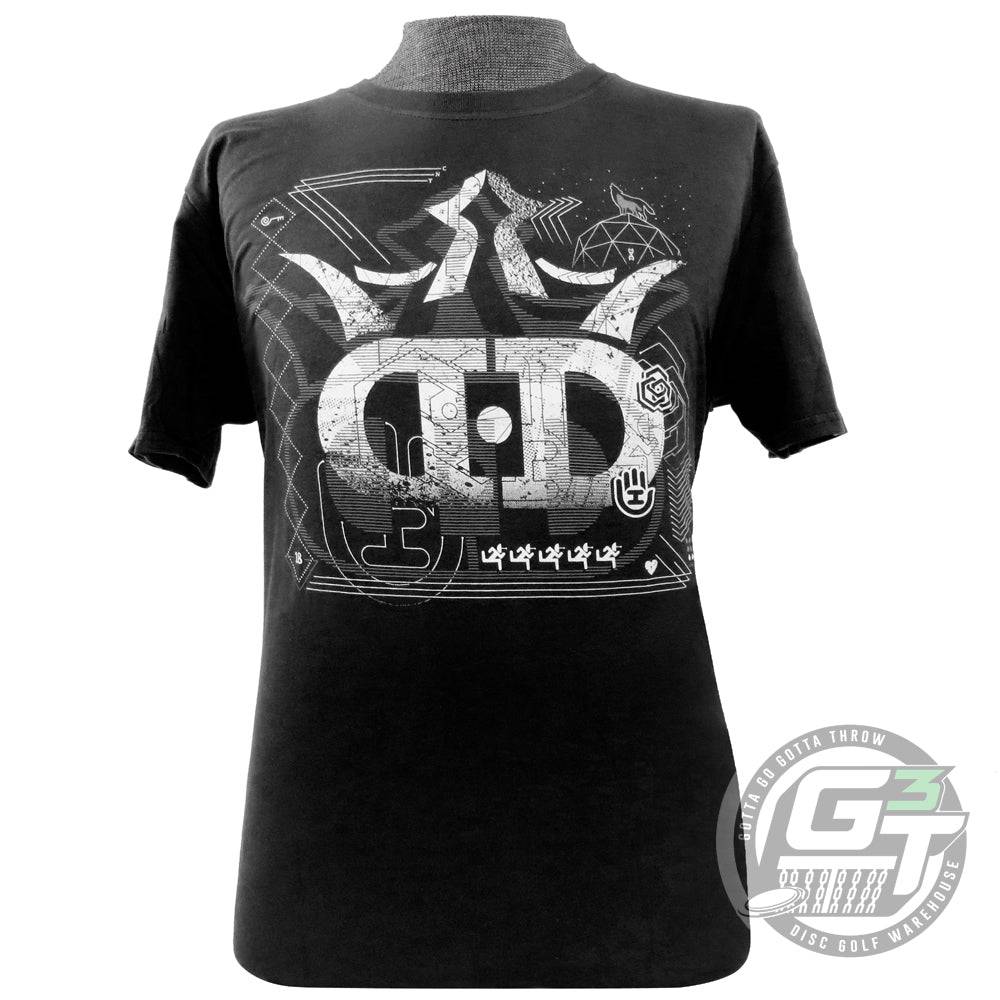 Dynamic Discs Apparel M / Black Dynamic Discs Lone Wolf Short Sleeve Disc Golf T-Shirt