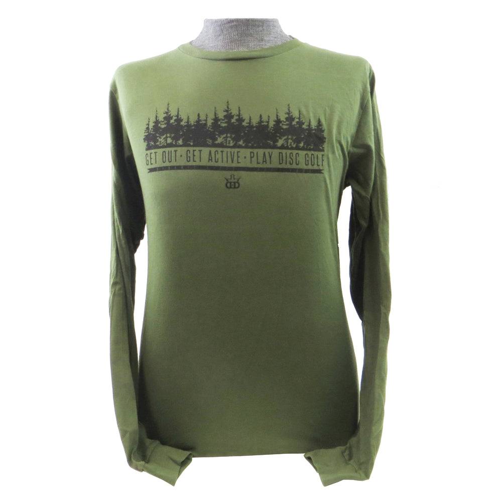 Dynamic Discs Tree Line Long Sleeve Disc Golf T-Shirt - Gotta Go Gotta Throw