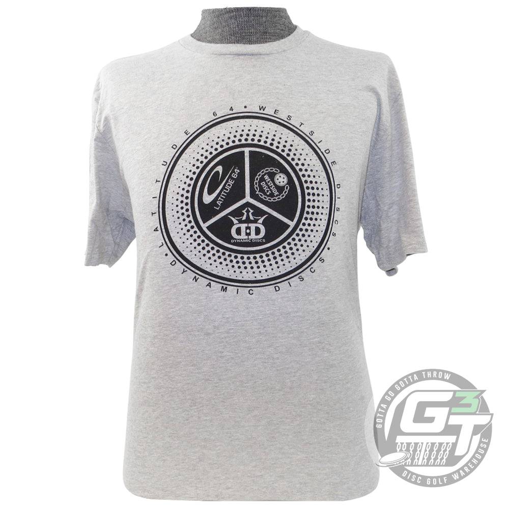 Dynamic Discs Trilogy Spokes Trilogy Challenge Short Sleeve Disc Golf T-Shirt - Gotta Go Gotta Throw