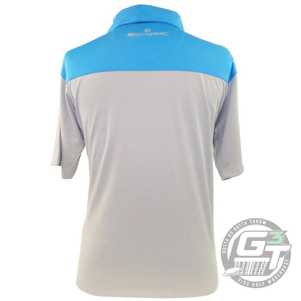 Dynamic Discs Two-Tone King D's Logo Short Sleeve Performance Disc Golf Polo Shirt - Gotta Go Gotta Throw