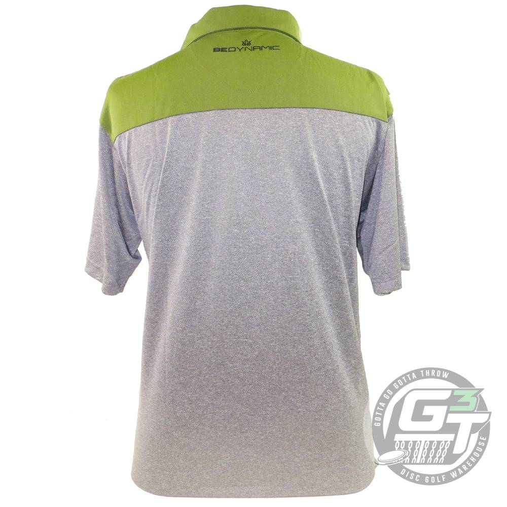 Dynamic Discs Two-Tone King D's Logo Short Sleeve Performance Disc Golf Polo Shirt - Gotta Go Gotta Throw