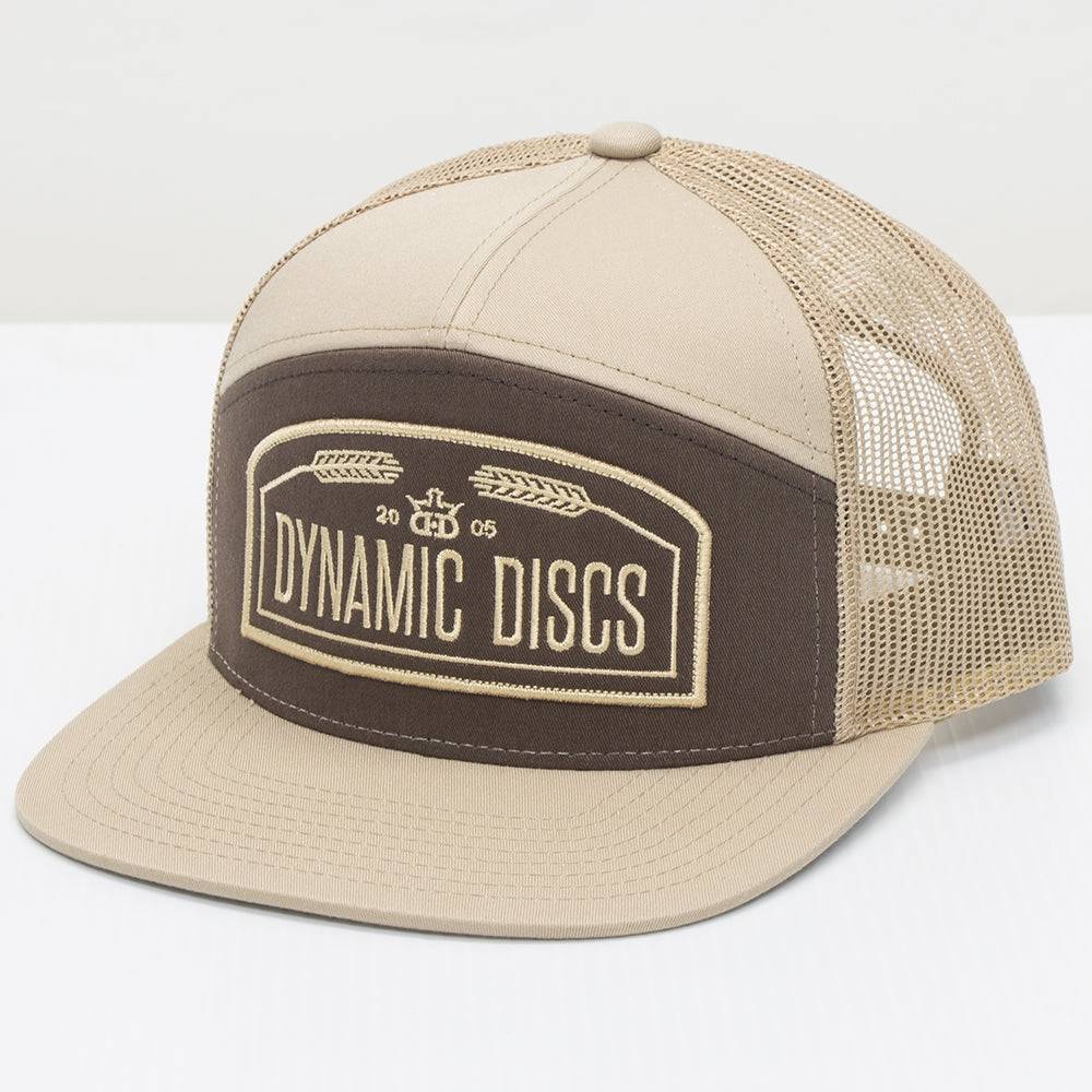Dynamic Discs Wheat Arched Snapback Mesh Disc Golf Hat - Gotta Go Gotta Throw