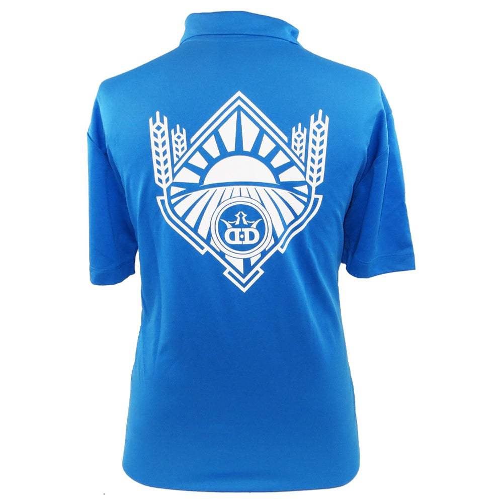 Dynamic Discs Wheat Sunset Short Sleeve Performance Disc Golf Polo Shirt - Gotta Go Gotta Throw