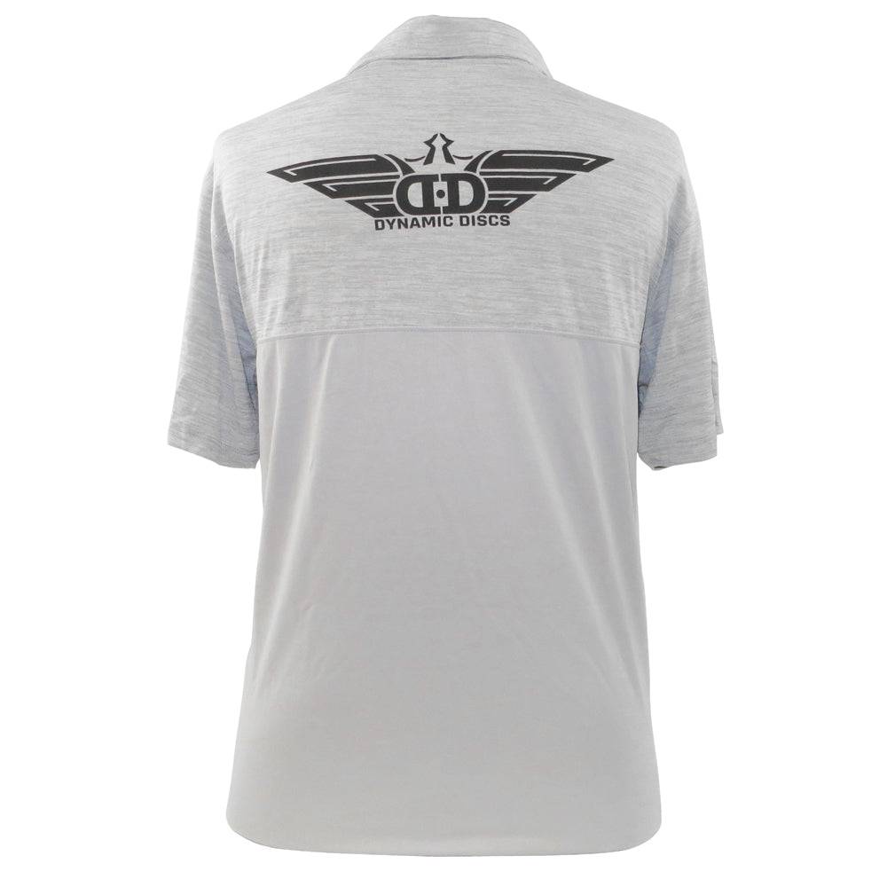 Dynamic Discs Apparel M / Gray Dynamic Discs Wings Short Sleeve Performance Disc Golf Polo Shirt
