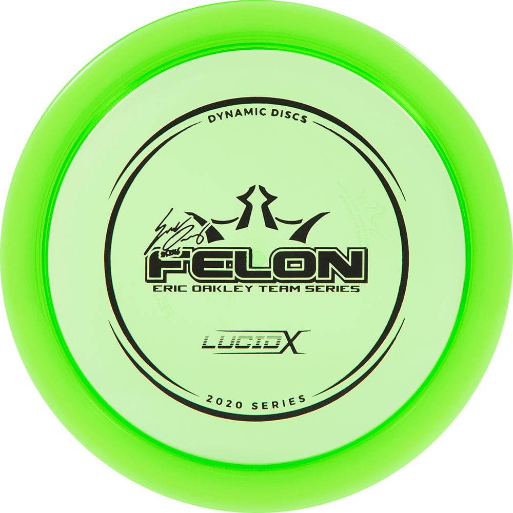 Dynamic Discs Golf Disc Dynamic Discs Limited Edition 2020 Team Series Eric Oakley Lucid-X Felon Fairway Driver Golf Disc