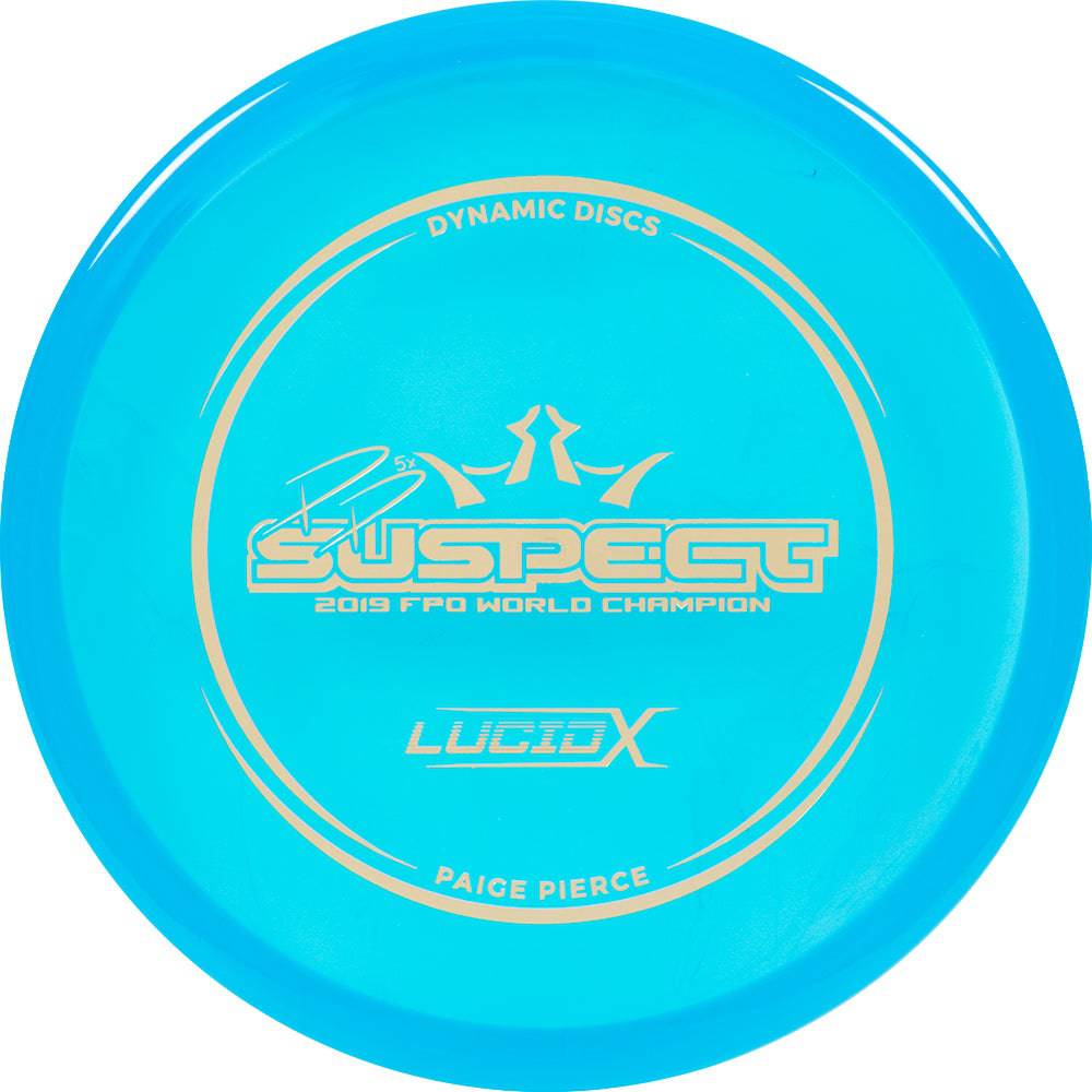 Dynamic Discs Golf Disc Dynamic Discs Limited Edition Paige Pierce 2019 World Champion Lucid-X Suspect Midrange Golf Disc