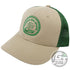 Gateway Disc Sports Apparel Tan / Green Gateway Disc Sports Circle of Chains Logo Snapback Mesh Disc Golf Hat
