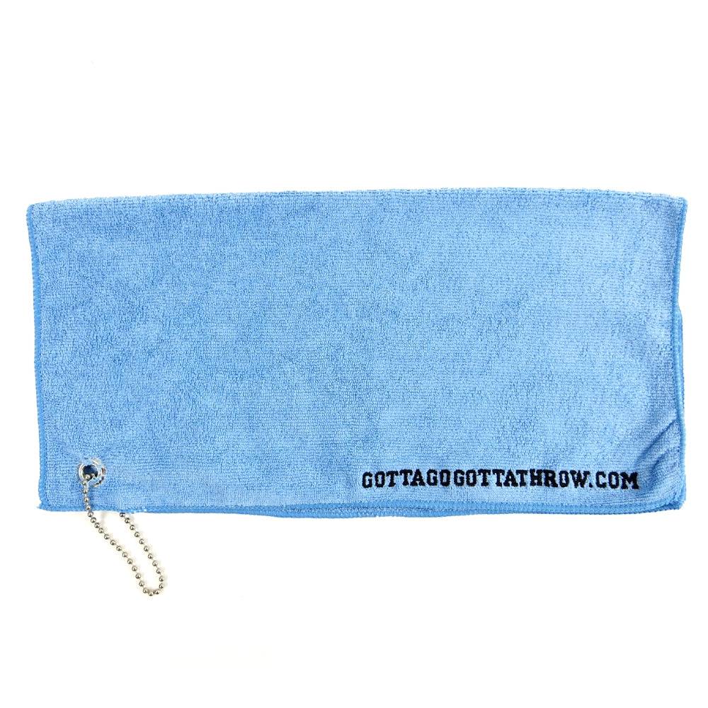 Gotta Go Gotta Throw Accessory Blue Gotta Go Gotta Throw Embroidered 16" Micro-Fleece Disc Golf Towel