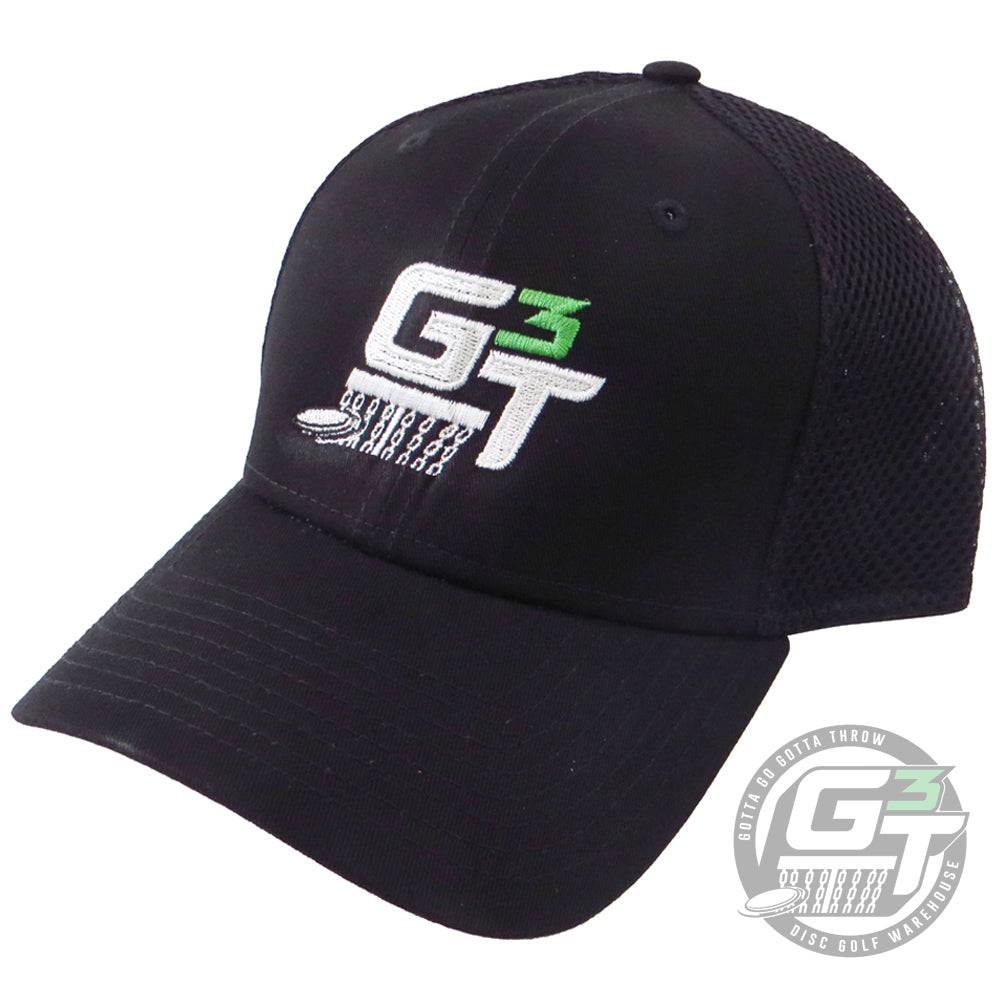 Gotta Go Gotta Throw G3T Logo Stretch Mesh Performance Disc Golf Hat - Gotta Go Gotta Throw