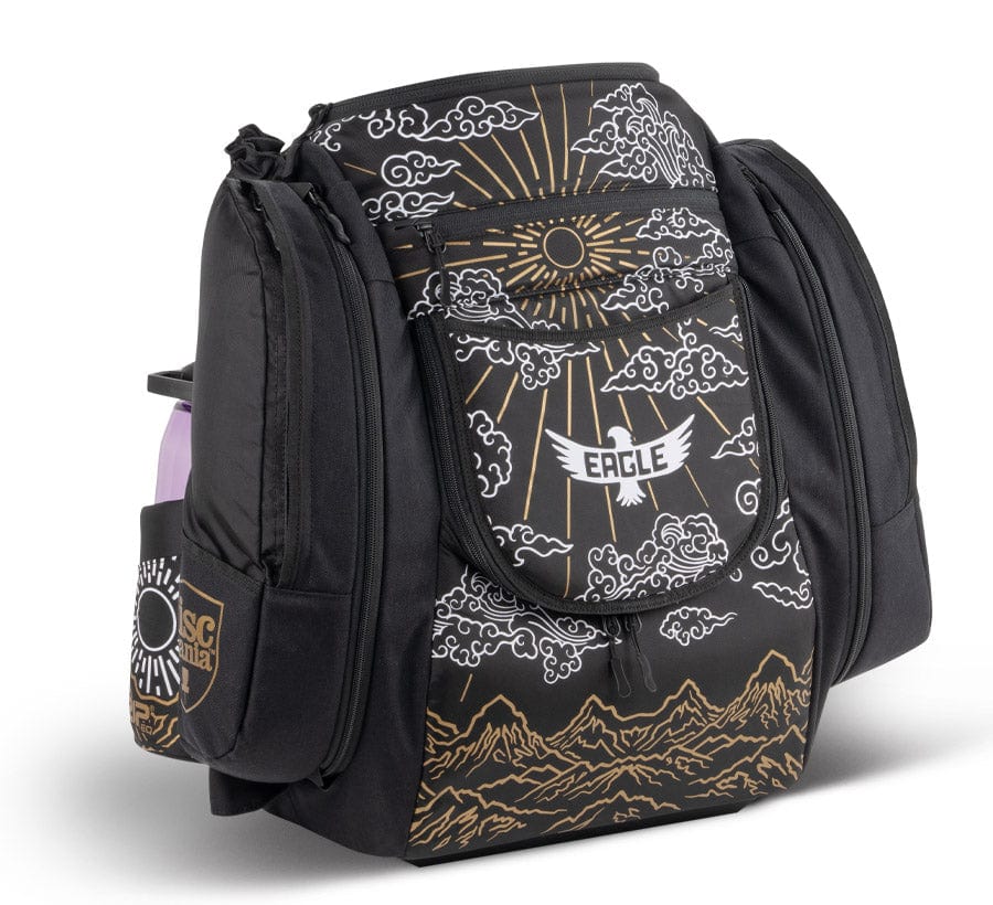 GripEQ Bag Black GripEQ Eagle McMahon Valhalla AX5 Signature Series Backpack Disc Golf Bag