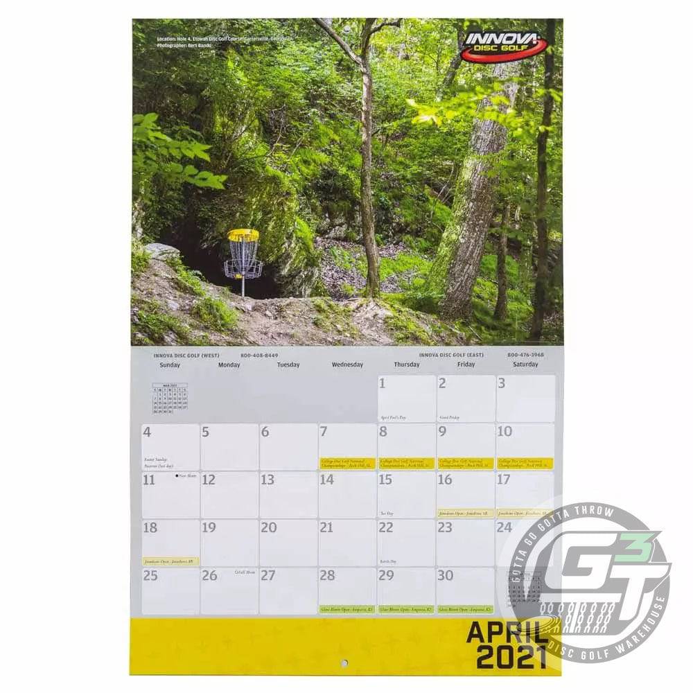 Innova Accessory Innova 2021 Disc Golf Calendar