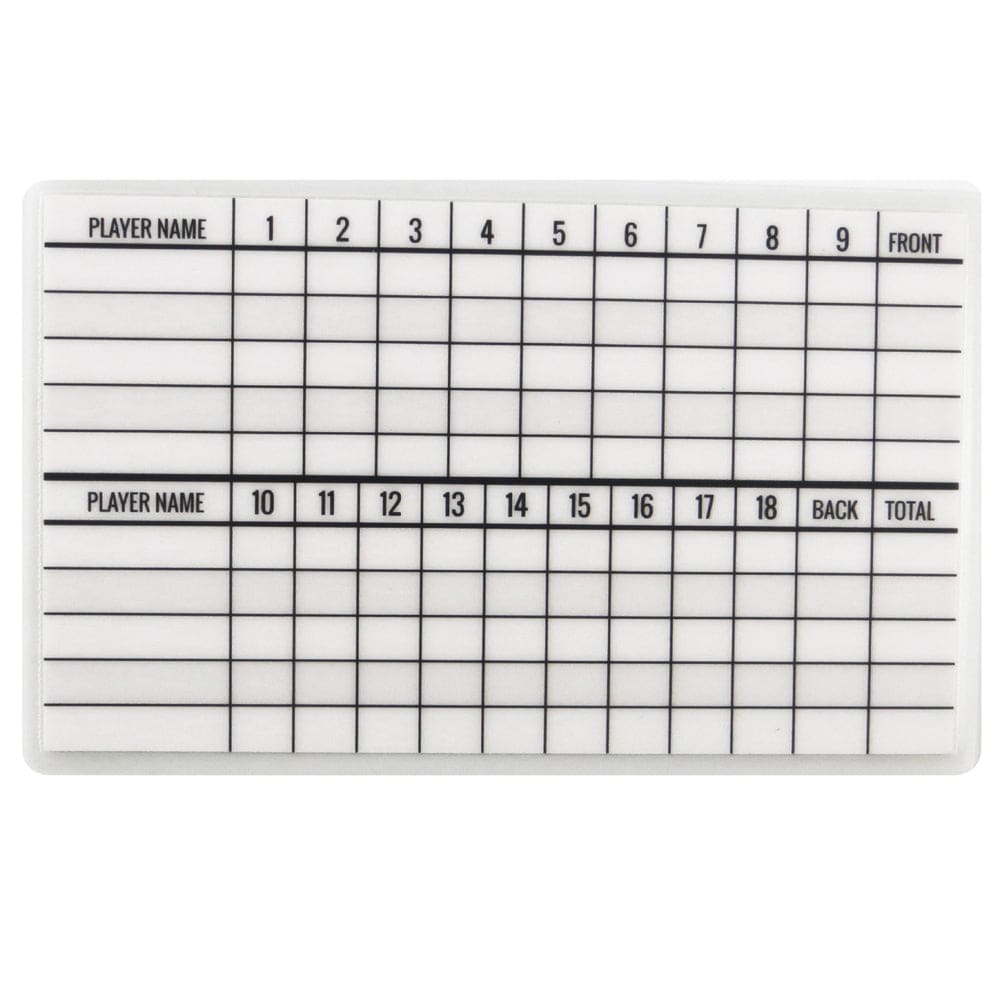 Innova Accessory Innova Reusable Disc Golf Scorecard