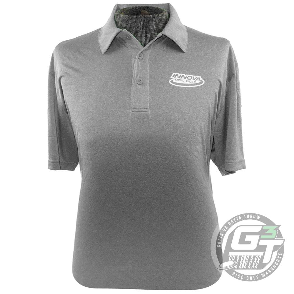 Innova Apparel S / Gray Innova Contender Short Sleeve Performance Disc Golf Polo Shirt