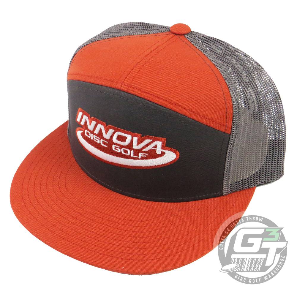 Innova Logo Adjustable Flatbill Disc Golf Hat - Gotta Go Gotta Throw