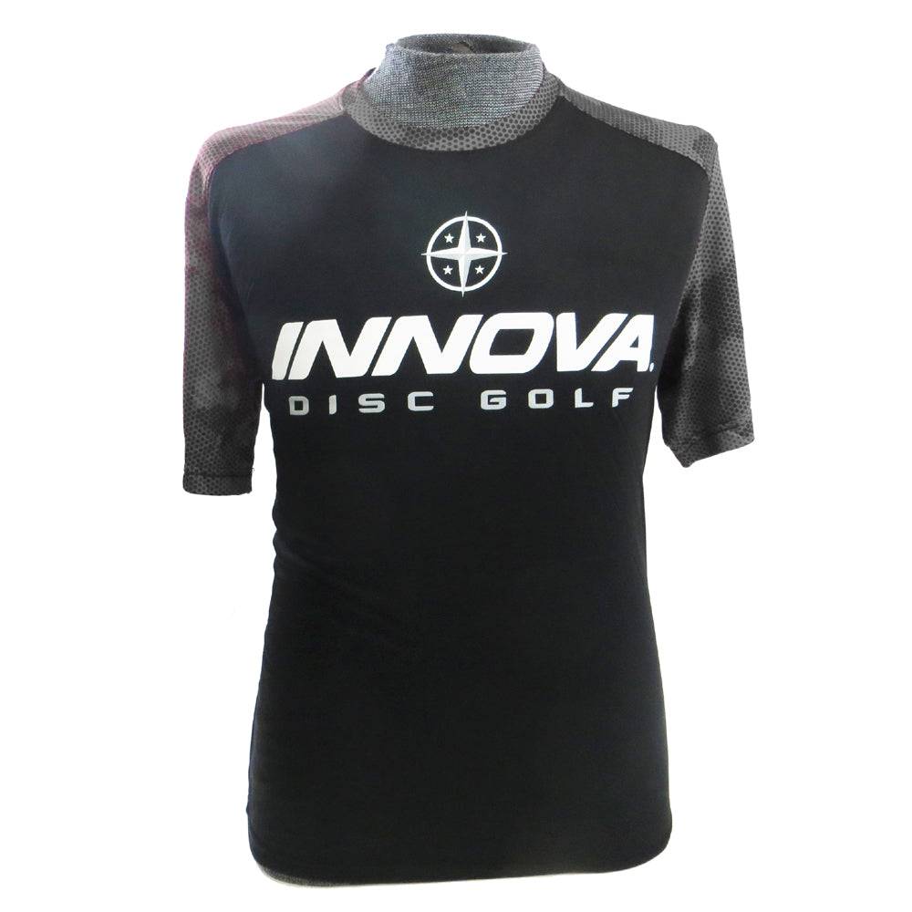 Innova Rising Star Hex Camo Short Sleeve Performance Disc Golf Jersey - Gotta Go Gotta Throw