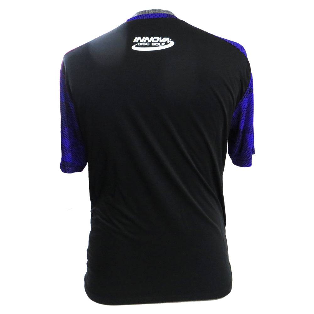 Innova Rising Star Hex Camo Short Sleeve Performance Disc Golf Jersey - Gotta Go Gotta Throw
