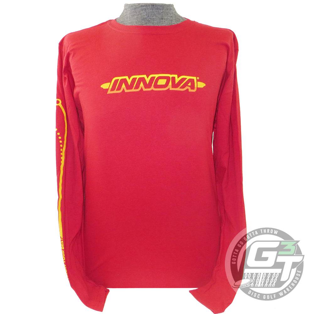 Innova Striped Bar Logo Long Sleeve Disc Golf T-Shirt - Gotta Go Gotta Throw