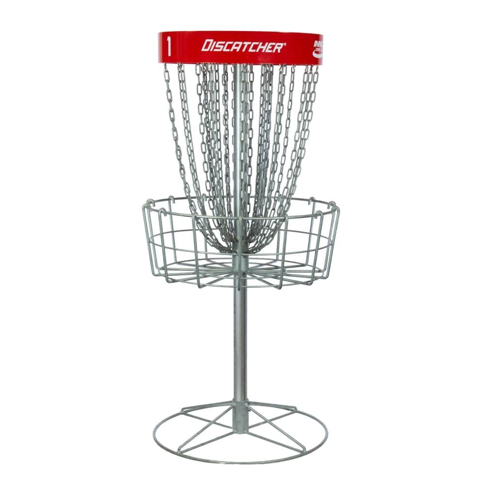 Innova Basket Portable / Red Innova DISCatcher Pro 28-Chain Disc Golf Basket