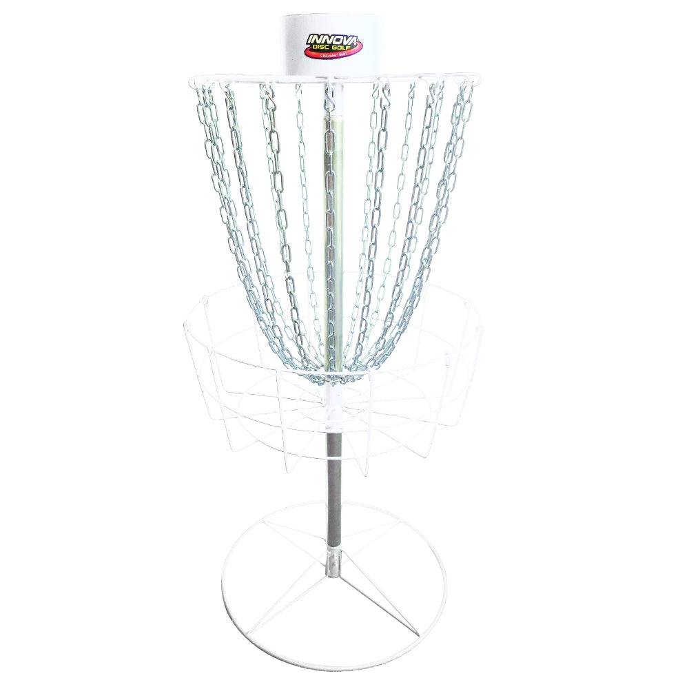 Innova Basket White Innova Hammer Finish DISCatcher Sport 18-Chain Disc Golf Basket
