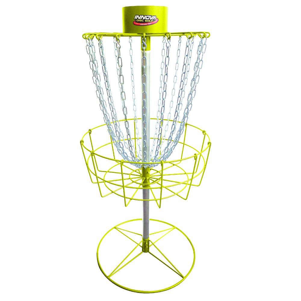 Innova Basket Yellow Innova Hammer Finish DISCatcher Sport 18-Chain Disc Golf Basket