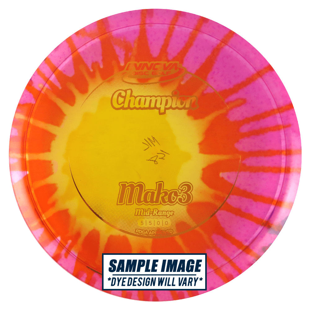 Innova Golf Disc Innova I-Dye Champion Mako3 Midrange Golf Disc