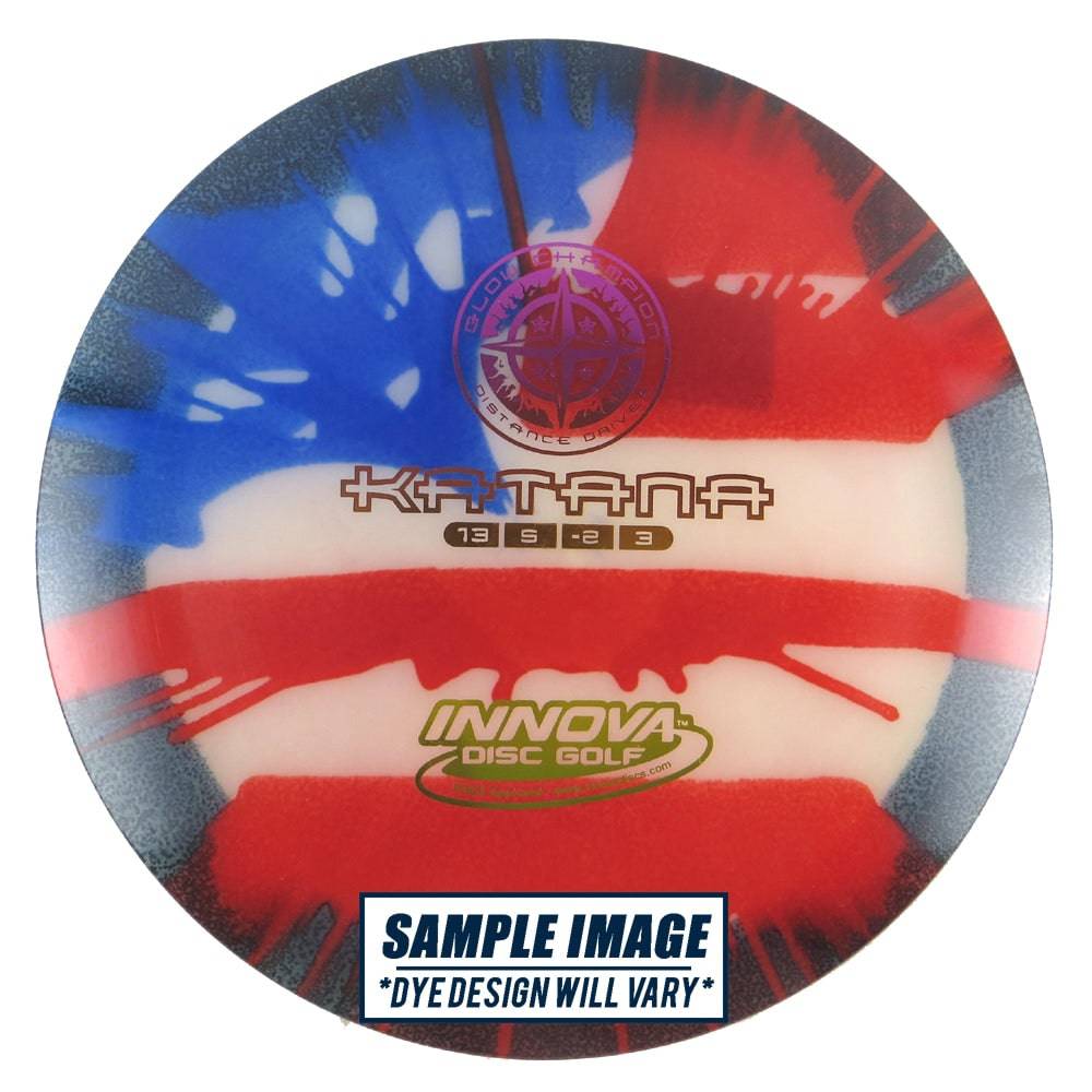 Innova Golf Disc Innova I-Dye Glow Champion Katana Distance Driver Golf Disc