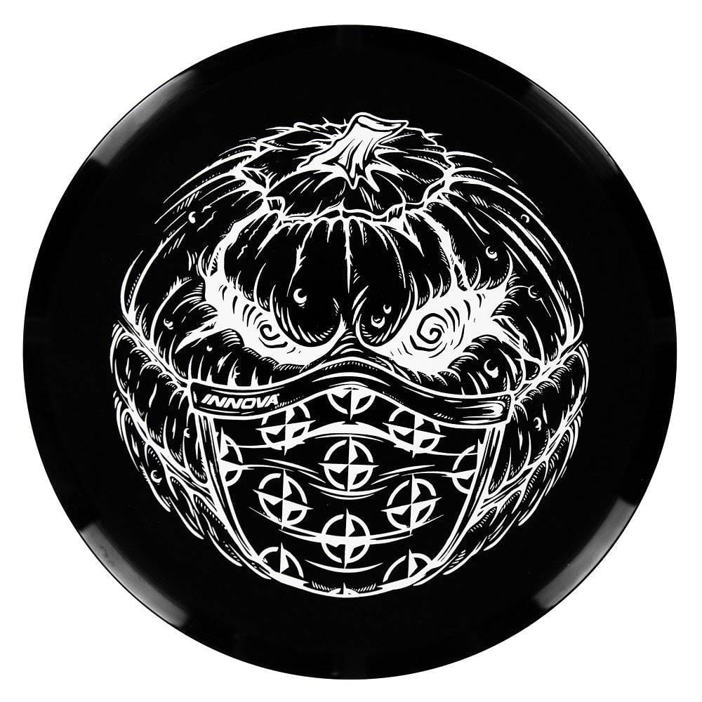 Innova Golf Disc Black / 178-180g Innova Limited Edition 2020 Halloween Pumpkin Stamp Star RocX3 Midrange Golf Disc