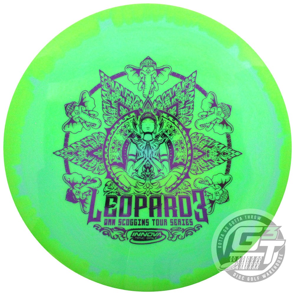 Innova Golf Disc 173-175g Innova Limited Edition 2022 Tour Series Ohn Scoggins DGPT Match Play Championship Commemorative Halo Star Leopard3 Fairway Driver Golf Disc