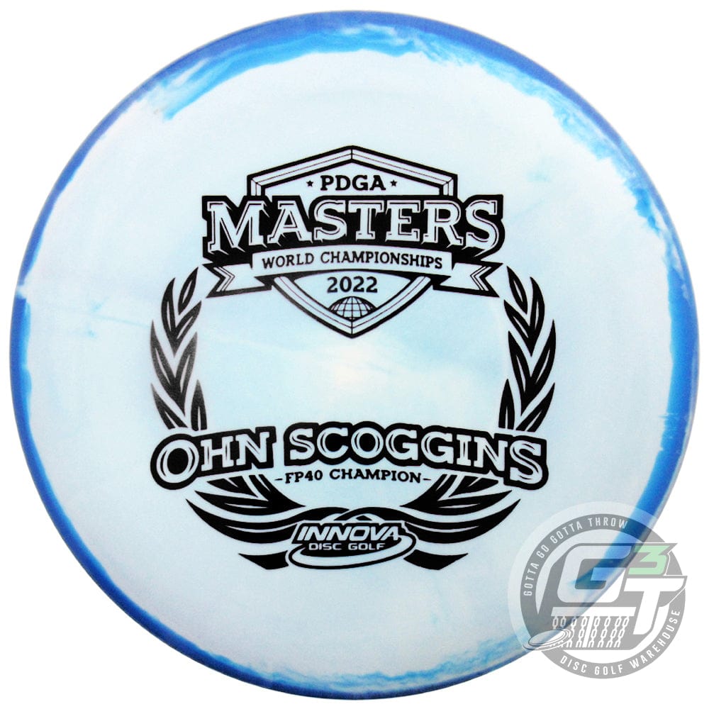 Innova Golf Disc 173-175g Innova Limited Edition 2022 Tour Series Ohn Scoggins World Championship Commemorative Halo Star Aviar Putter Golf Disc