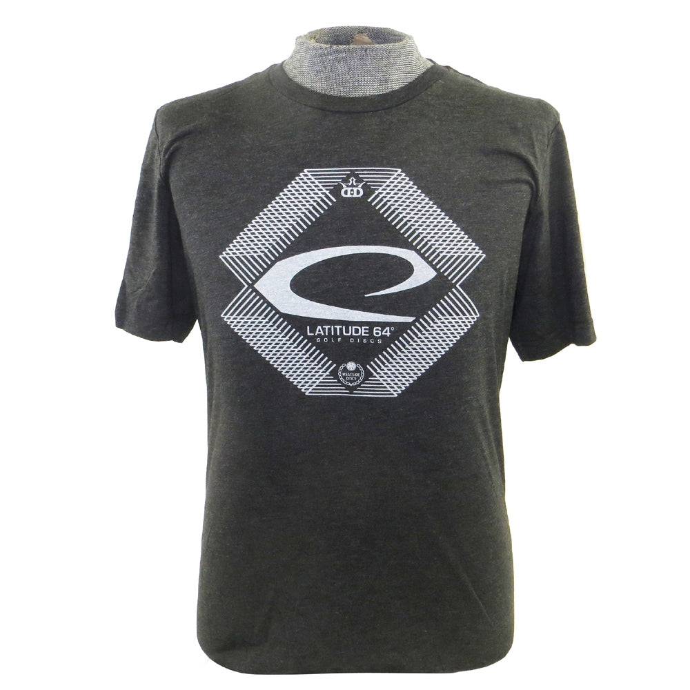 Latitude 64 Lines of Sight Short Sleeve Disc Golf T-Shirt - Gotta Go Gotta Throw