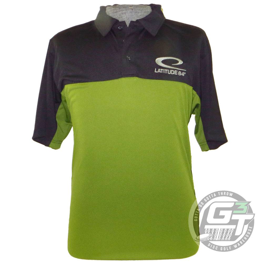 Latitude 64 Runner Short Sleeve Performance Disc Golf Polo Shirt - Gotta Go Gotta Throw