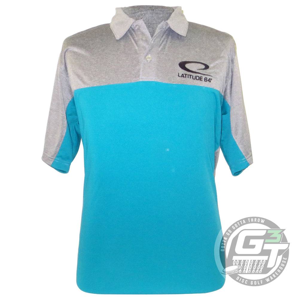 Latitude 64 Runner Short Sleeve Performance Disc Golf Polo Shirt - Gotta Go Gotta Throw