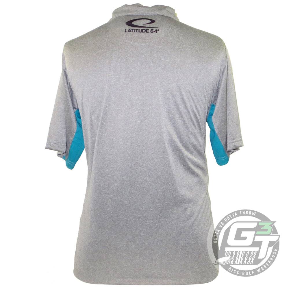 Latitude 64 Runner Short Sleeve Performance Disc Golf Polo Shirt - Gotta Go Gotta Throw