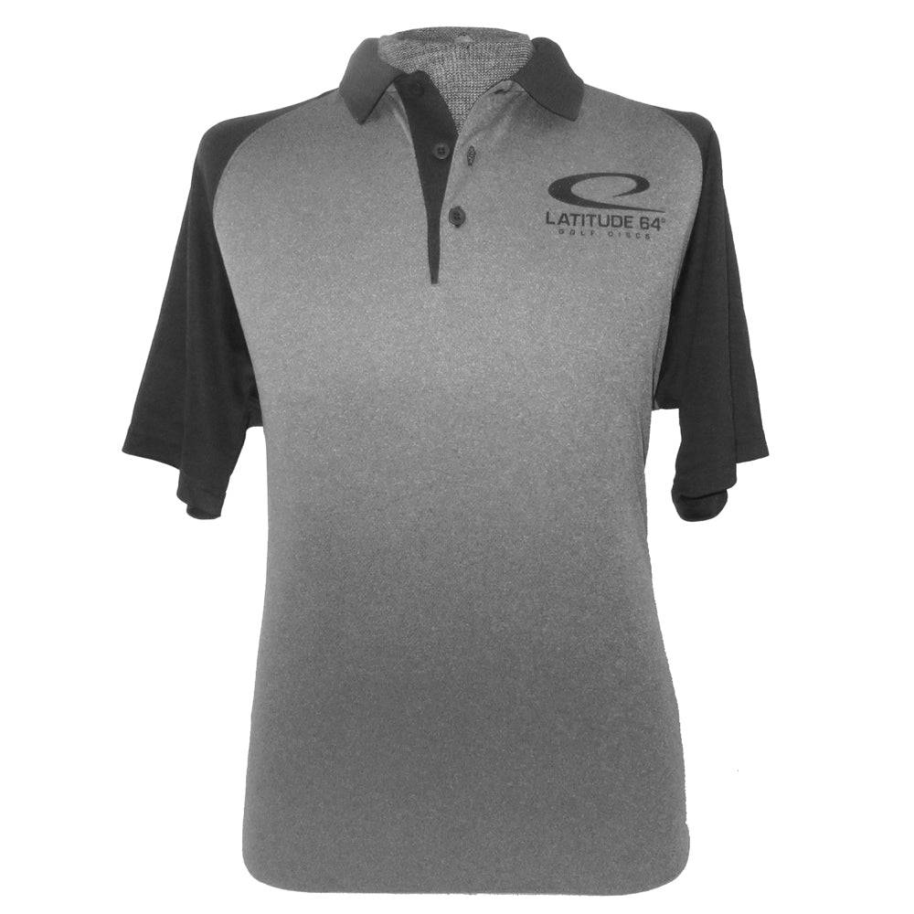 Latitude 64 Swoosh Short Sleeve Performance Disc Golf Polo Shirt - Gotta Go Gotta Throw