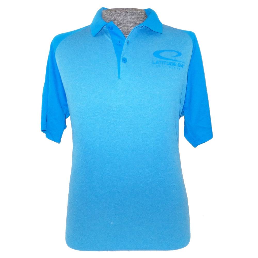 Latitude 64 Swoosh Short Sleeve Performance Disc Golf Polo Shirt - Gotta Go Gotta Throw