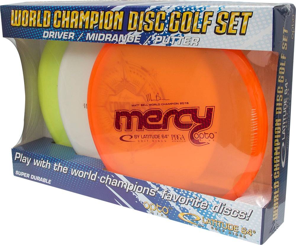 Latitude 64 Golf Discs Golf Disc Latitude 64 3-Disc Opto World Champion Starter Disc Golf Set