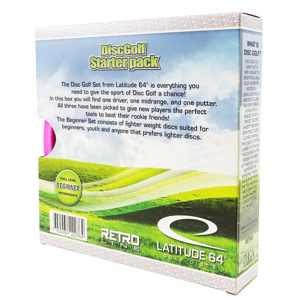 Latitude 64 Golf Discs Golf Disc Latitude 64 3-Disc Retro Junior Starter Disc Golf Set