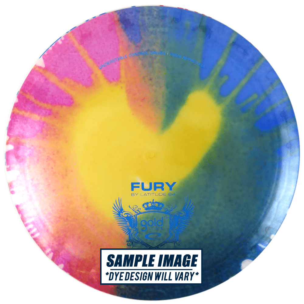Latitude 64 Golf Discs Golf Disc Latitude 64 MyDye Gold Line Fury Fairway Driver Golf Disc