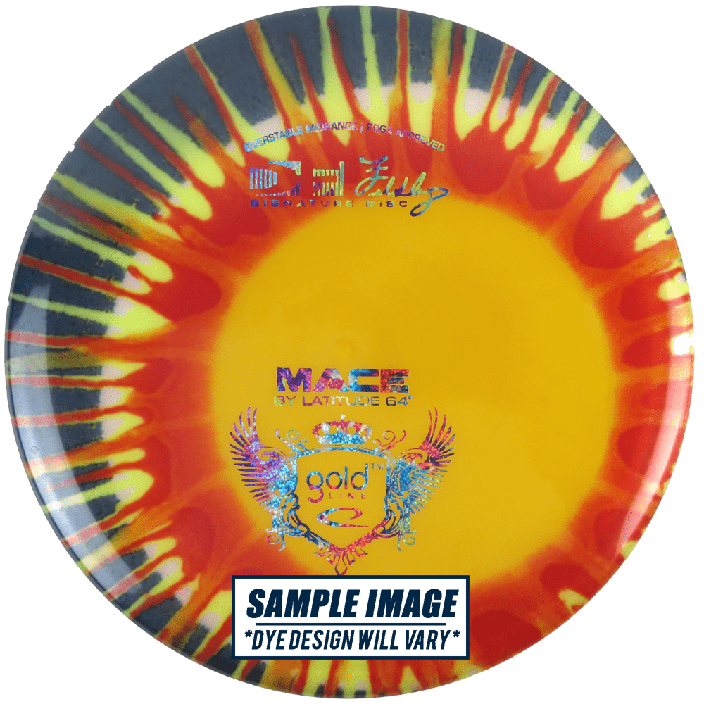 Latitude 64 Golf Discs Golf Disc Latitude 64 MyDye Gold Line Mace Midrange Golf Disc