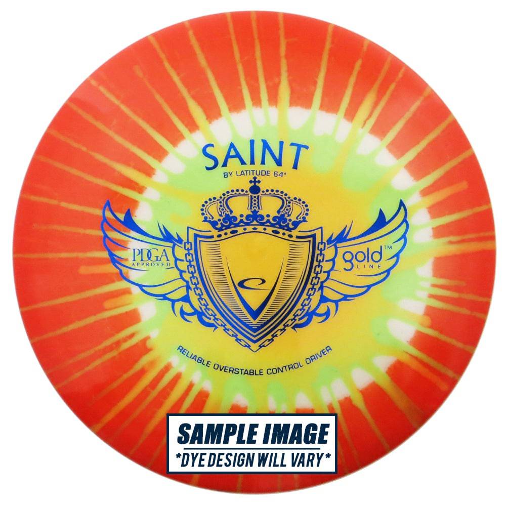 Latitude 64 Golf Discs Golf Disc Latitude 64 MyDye Gold Line Saint Fairway Driver Golf Disc